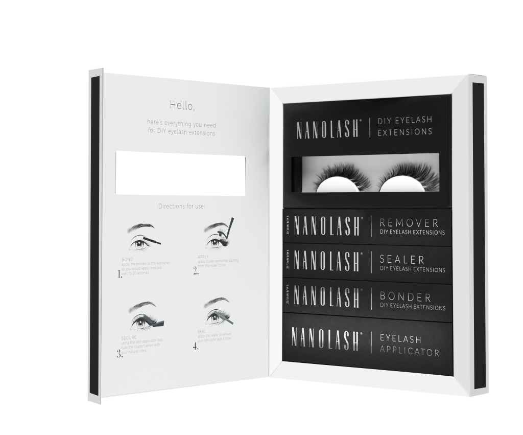Wimpernverlängerung-Set zum Selbermachen nanolash